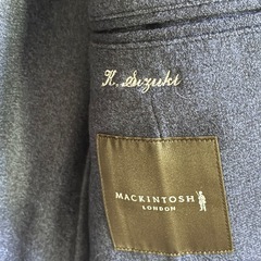 マッキントッシュ ロンドン　オーダメイドジャケットの画像