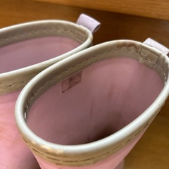 子ども　長靴　むらさき　17.0の画像