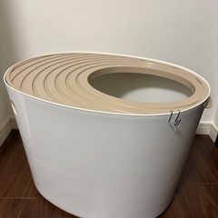 アイリスオーヤマ　上から猫トイレ　ホワイトの画像