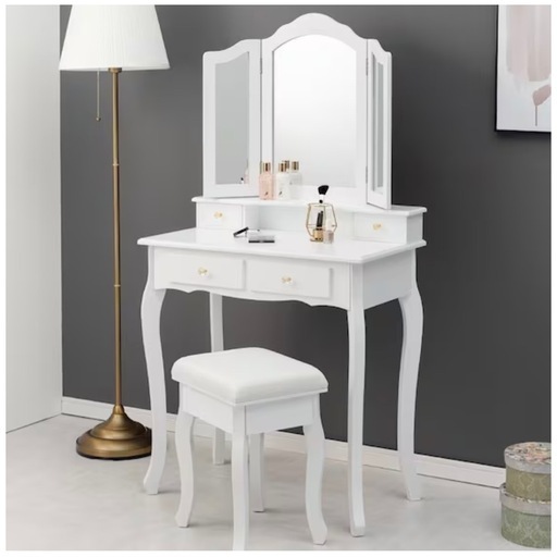 姫系　猫足　エレガントな彫刻のミラー　立てかけタイプ 姫系猫足エレガントな彫刻のミラー立てかけタイプ