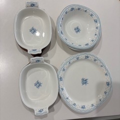 ノリタケ　プレート、ボウル、グラタン皿セットの画像