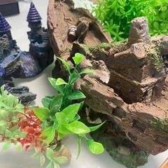 水槽飾りまとめて🐠🐠　美品の画像