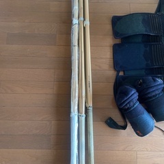 剣道防具一式　中学生男子　竹刀つきの画像