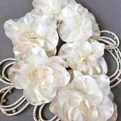 ウェディング髪飾り・ヘアアクセサリー　レンタルOK　 - 美容