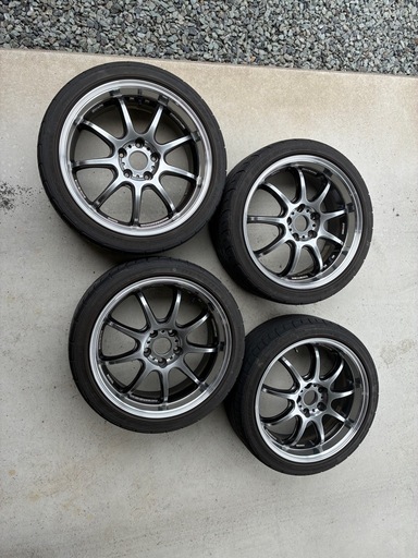 ワーク エモーション D9R タイヤ ホイール 4本セット  値下げ中