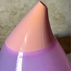 【定価3,500円】1回のみ使用　加湿器 SHIZUKU PLUS+しずくプラス 超音波式アロマ加湿器 ピンクの画像