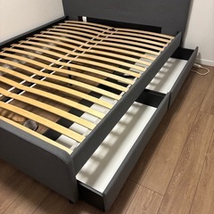 ベットフレーム引き出し付（Ｑサイズ）の画像