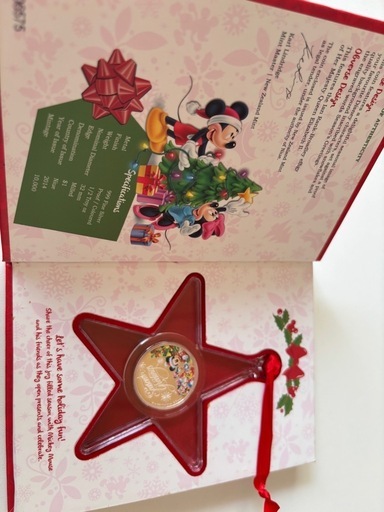 Disney 記念銀貨⭐︎2点まとめて
