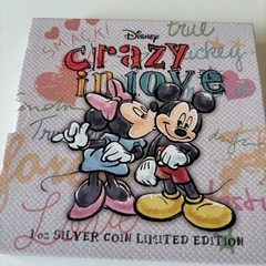 Disney 記念銀貨　2点
 の画像