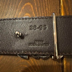 ロエベ LOEWE アナグラム シルバー バックル ベルト 本革
の画像