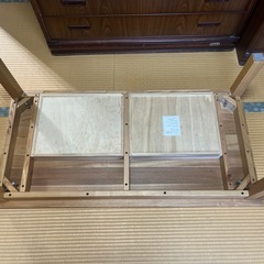 無印　木製ローテーブルの画像