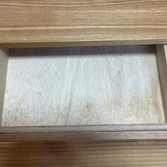 無印　木製ローテーブルの画像