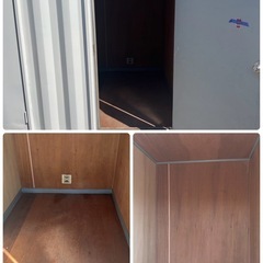 4枚扉　個室　スチール製 海上コンテナ　20フィート 20ft コンテナ バイク ガレージコンテナハウス 倉庫 の画像