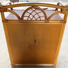籐のチェスト　家具　の画像