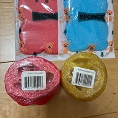 【新品】ヘチマ石鹸＆ボディースポンジ２セットの画像
