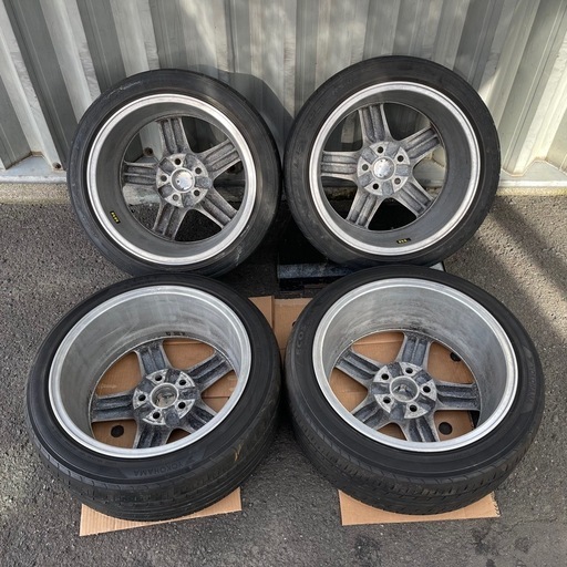 トヨタ アリスト Vベルテックス JZS161 純正ホイール 17インチ 8J +50 5穴 114.3 4本 クレスタ マーク2 チ