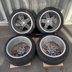 トヨタ アリスト Vベルテックス JZS161 純正ホイール 17インチ 8J +50 5穴 114.3 4本 クレスタ マーク2 チェイサーにの画像