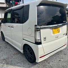 N-BOXカスタムターボ、検R9年1 月、車庫長、フリップダウンの画像