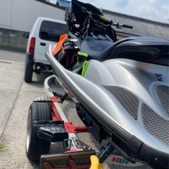 実働　gp1200r 部品取り用　gp800トレーラー2台　ジェットスキーの画像