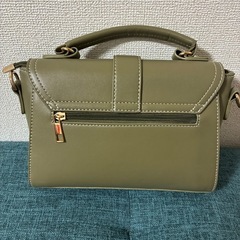 オリーブグリーン ハンドバッグの画像