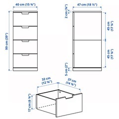 【美品】IKEAのチェストの画像