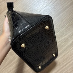 黒　ビジュー　ミニバッグの画像