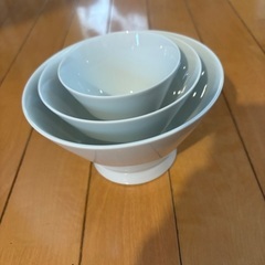 無印良品　碗セット　白磁の画像