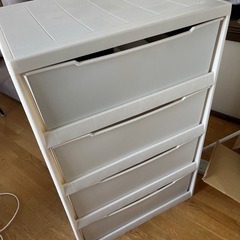 【300円】収納ケース（4段）の画像