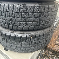 【格安】2022年製 DUNLOP スタッドレス 4本セット コンパクトカーサイズの画像