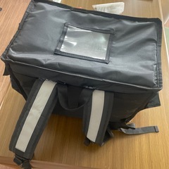 ウーバーイーツ 出前館 配達用バッグの画像