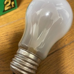 シリカ電球　40形　ホワイト　一個のみ　の画像