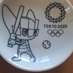 東京オリンピック記念ミニプレート新品の画像