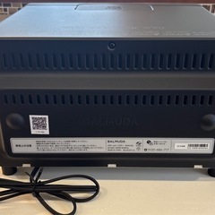【ジャンク】バルミューダ　BALMUDA　スチームトースター　Ｋ01E-KG
の画像