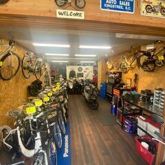 【バイク,自転車 修理,販売】スタッフ(整備士)募集！初心者大歓迎！週5回 7時間勤務！　の画像