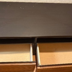 木製　収納家具　テレビ台　引き出し　ベンチの画像