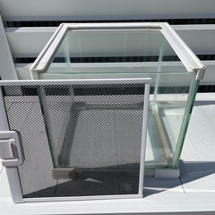 三晃商会　グラスゾーン 20-WH ホワイト 爬虫類ケージ 水槽の画像