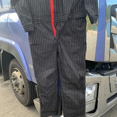 GOLDザックスタイル。ストライプつなぎ服。新品未使用。の画像