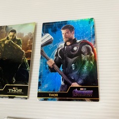 【新品・未使用】MARVEL/マーベル　ホログラム仕様　トレーディングカード5枚の画像