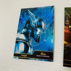 【新品・未使用】MARVEL/マーベル　ホログラム仕様　トレーディングカード5枚の画像