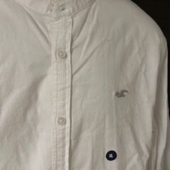 HOLLISTERバンドカラーシャツの画像