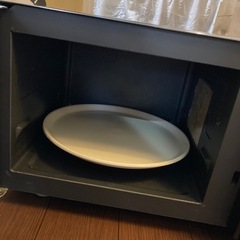 ［譲り先決定］アイリスオーヤマ オーブンレンジ 16L ターンテーブル ブラック VAL-16T-Bの画像