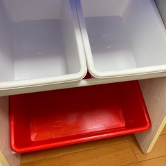 おもちゃ箱収納ラックの画像