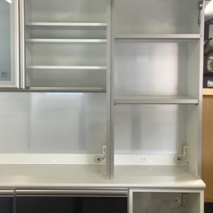 【引き取り限定・中古品】　綾野製作所　ラクシア　キッチンボード 外形寸法:幅1500×奥行450×高さ2020 (mm)の画像