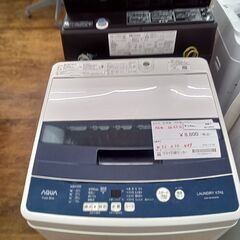 ★リユースのサカイ水戸店★ AQUA 洗濯機 4.5kg 19年製 動作確認／クリーニング済み MT5646の画像