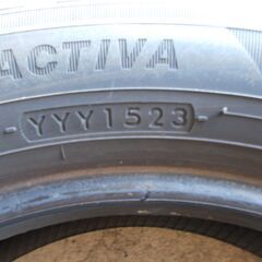 4本セット　イエローハット専売品　ヨコハマタイヤ製造　PRACTIVA　155/65R13　7～8部山　日本製　2023年製造の画像