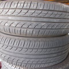 4本セット　イエローハット専売品　ヨコハマタイヤ製造　PRACTIVA　155/65R13　7～8部山　日本製　2023年製造の画像