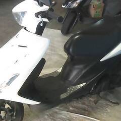 SUZUKI アドレスV125S 白 エンジン始動動画 自賠責保険で乗れます 半額配送キャンペーン 限定 現状渡し諸経費￥0 横浜 P-Yardの画像