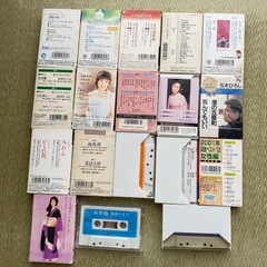 演歌／カラオケ　カセットテープ 18本セットの画像
