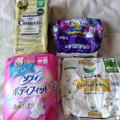 開封済み生理用品いろいろ☆無料で差し上げます