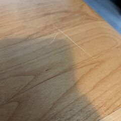 天然木ダイニングテーブル（幅116cm）の画像